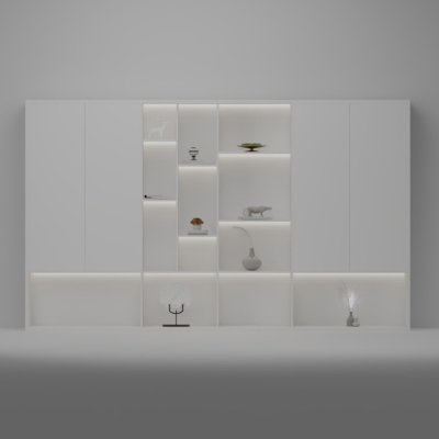 Tủ giám đốc hiện đại kết hợp khoang trưng bày DKTGD83