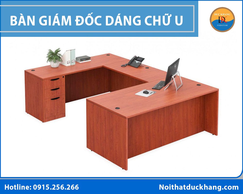 Bàn giám đốc dáng chữ U