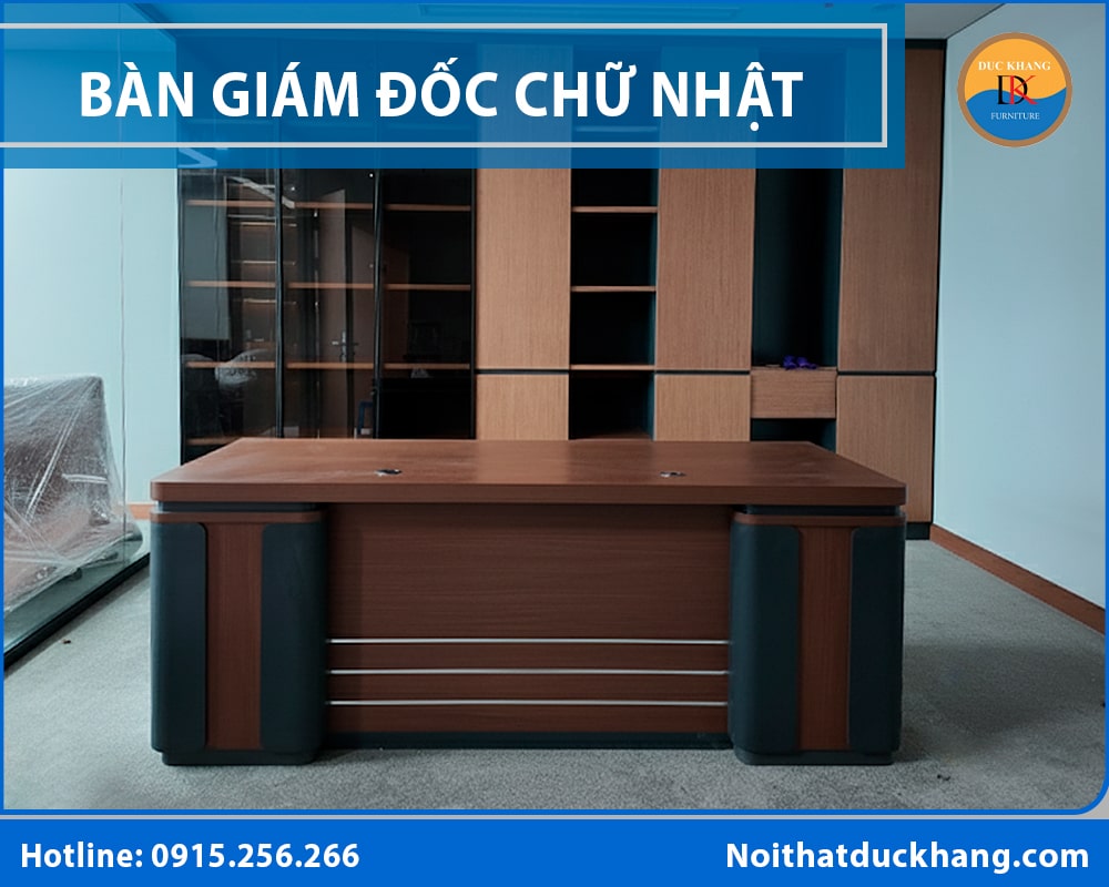 Bàn giám đốc chữ nhật Bàn giám đốc chữ nhật