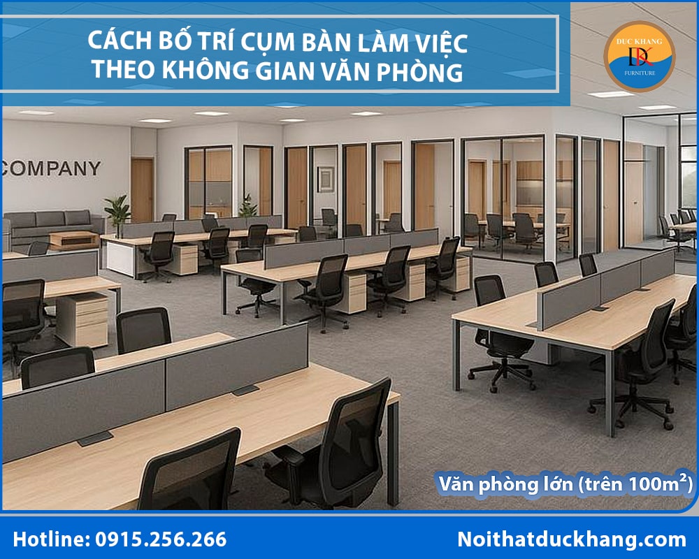 Văn phòng lớn (trên 100m²)