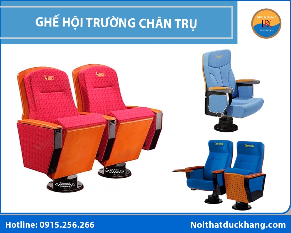 Ghế hội trường chân trụ