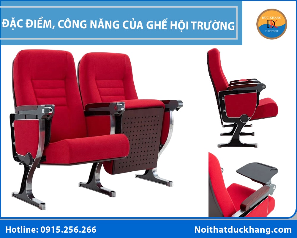 Đặc điểm, công năng của ghế hội trường