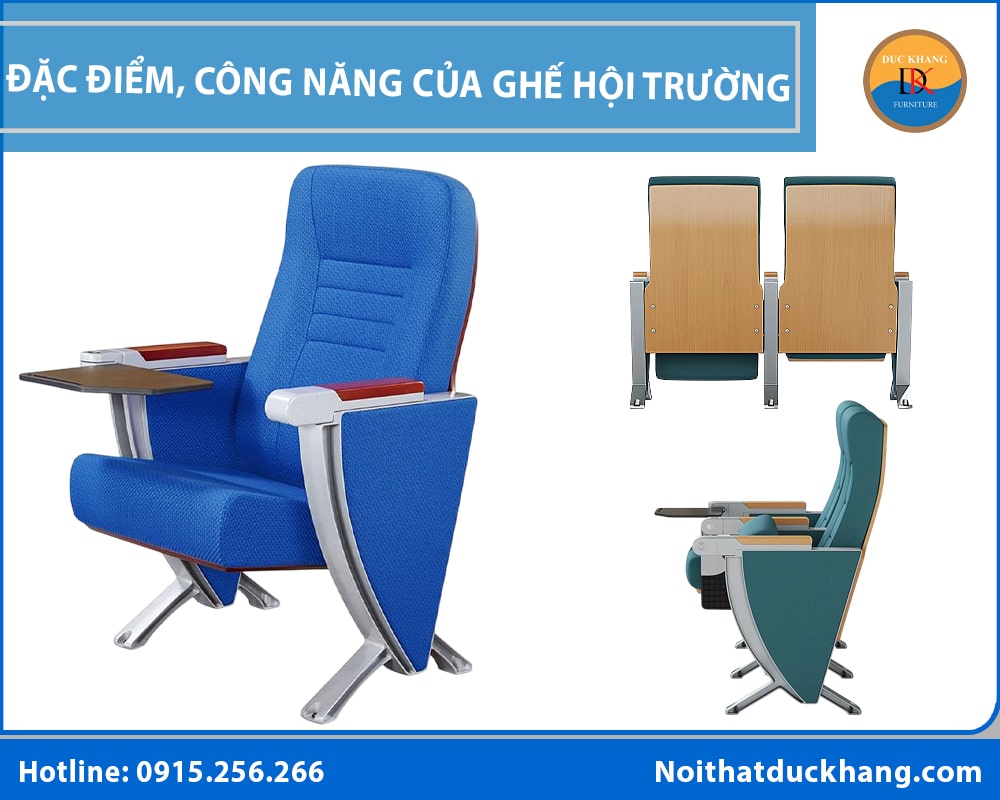 Đặc điểm, công năng của ghế hội trường
