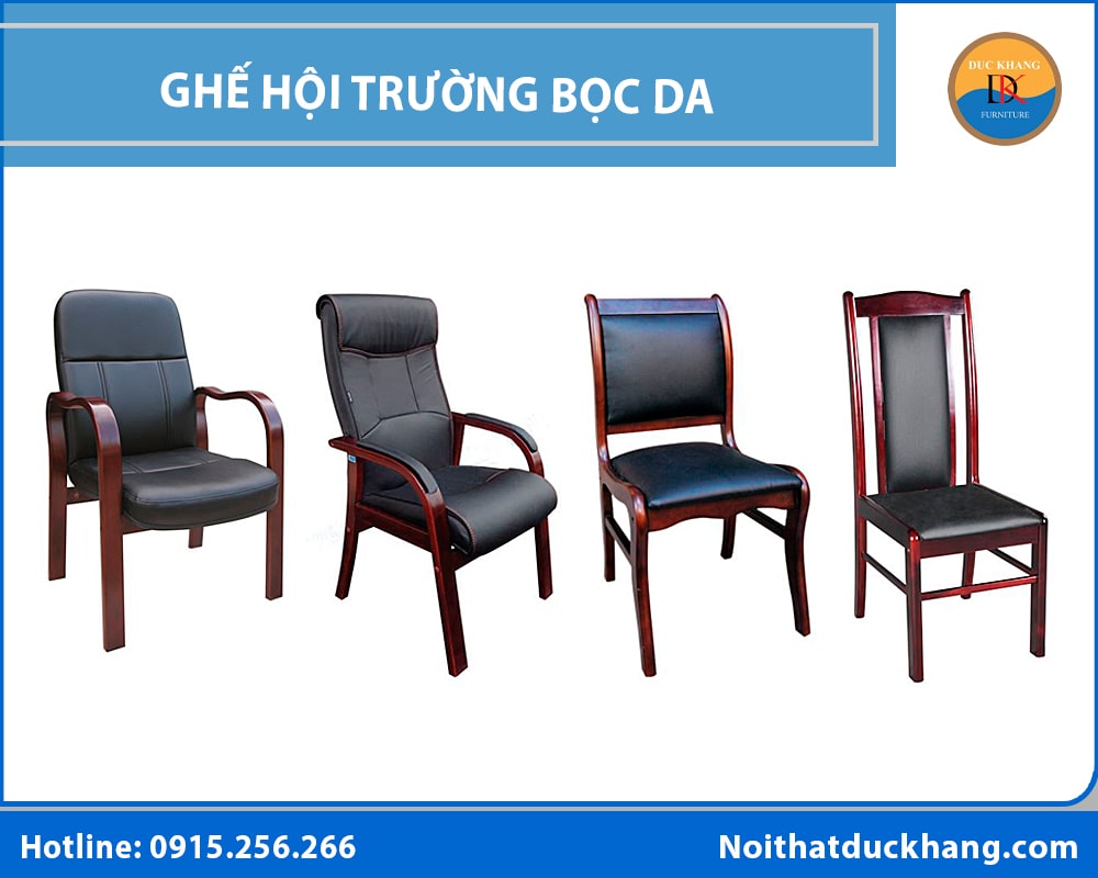 Ghế hội trường bọc da