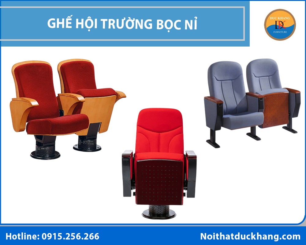 Ghế hội trường bọc nỉ