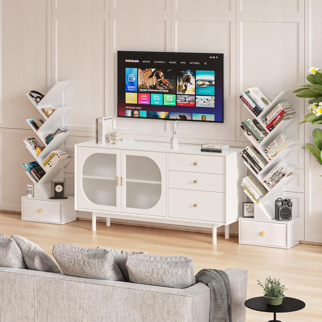 Kệ sách mini dáng cây 8 tầng có ngăn kéo tiện lợi DKFKS01 Kệ sách mini dáng cây 8 tầng có ngăn kéo tiện lợi DKFKS01