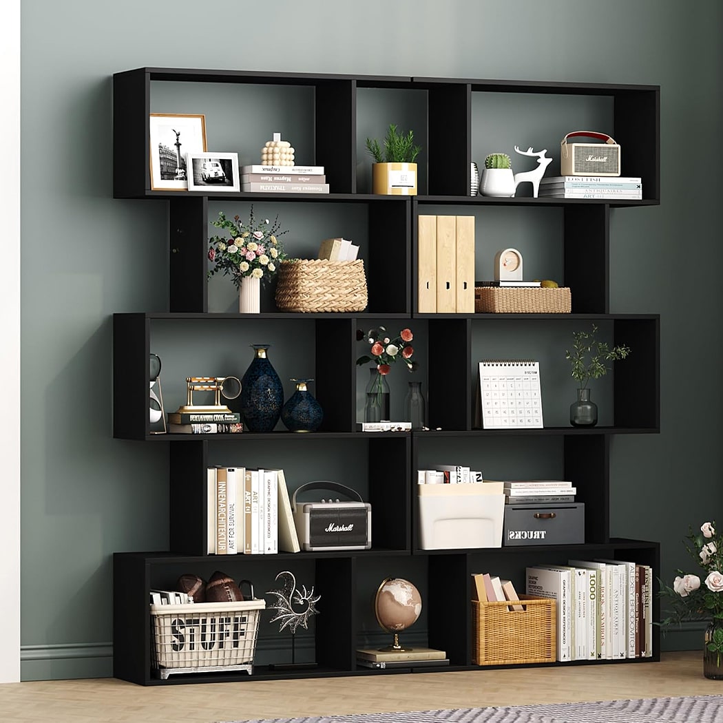Kệ sách 5 tầng kiểu dáng hình học lạ mắt, hiện đại DKFKS02 Kệ sách 5 tầng kiểu dáng hình học lạ mắt, hiện đại DKFKS02