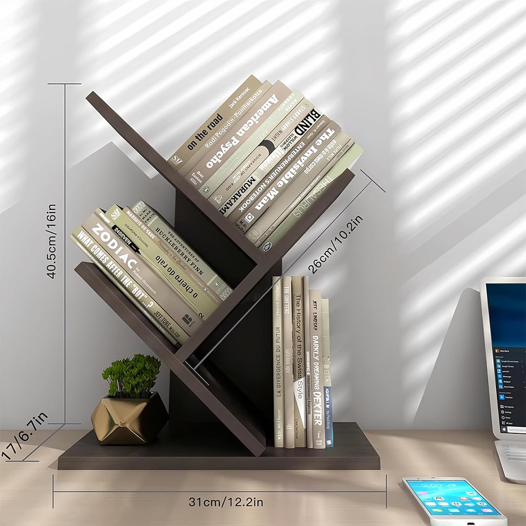 Kệ sách để bàn bằng gỗ, kiểu dáng cành cây độc đáo DKFKS03 Kệ sách để bàn bằng gỗ, kiểu dáng cành cây độc đáo DKFKS03