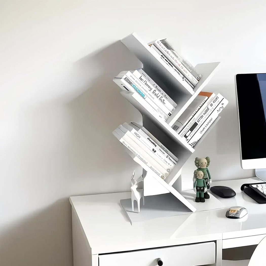 Kệ sách để bàn bằng gỗ, kiểu dáng cành cây độc đáo DKFKS03 Kệ sách để bàn bằng gỗ, kiểu dáng cành cây độc đáo DKFKS03