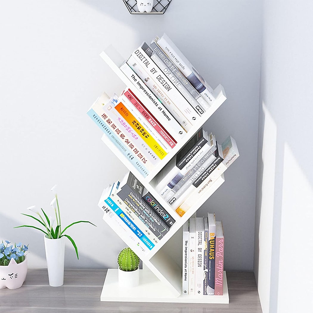 Kệ sách để bàn bằng gỗ, kiểu dáng cành cây độc đáo DKFKS03 Kệ sách để bàn bằng gỗ, kiểu dáng cành cây độc đáo DKFKS03