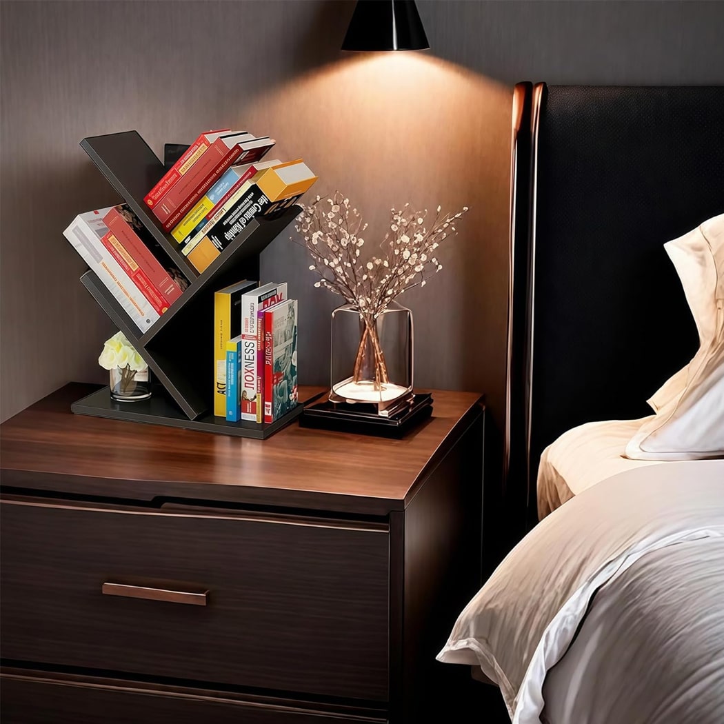 Kệ sách để bàn bằng gỗ, kiểu dáng cành cây độc đáo DKFKS03 Kệ sách để bàn bằng gỗ, kiểu dáng cành cây độc đáo DKFKS03