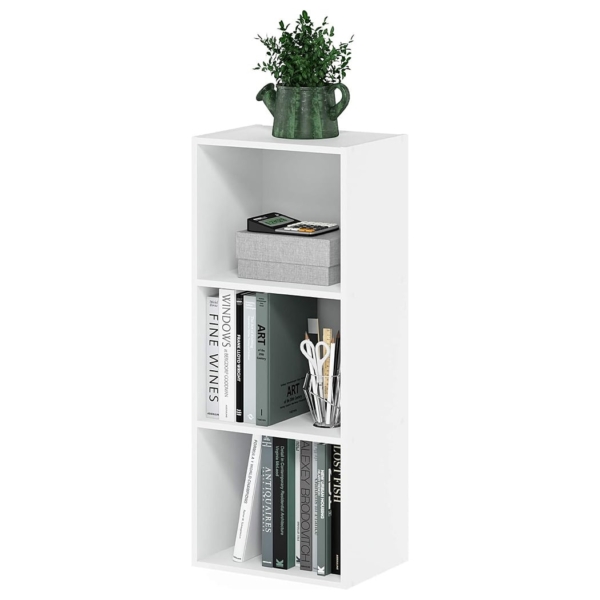 Kệ sách đứng tối giản nhỏ gọn, 3 ngăn hiện đại DKFKS04