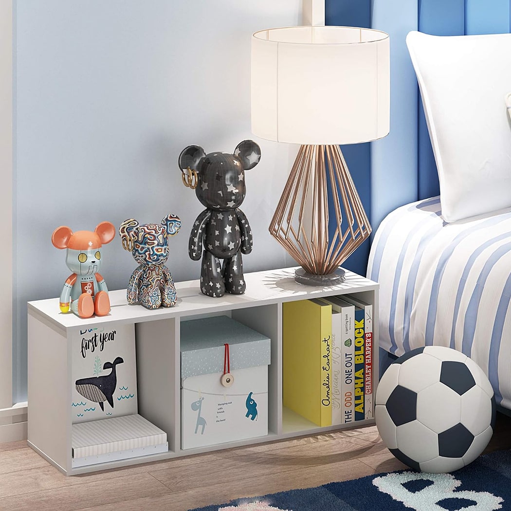 Kệ sách đứng tối giản nhỏ gọn, 3 ngăn hiện đại DKFKS04 Kệ sách đứng tối giản nhỏ gọn, 3 ngăn hiện đại DKFKS04