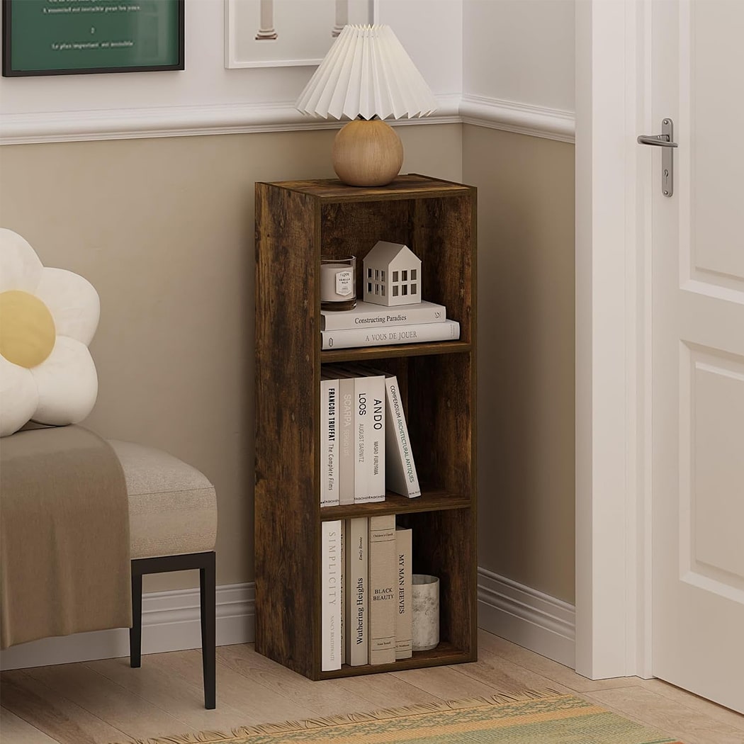 Kệ sách đứng tối giản nhỏ gọn, 3 ngăn hiện đại DKFKS04 Kệ sách đứng tối giản nhỏ gọn, 3 ngăn hiện đại DKFKS04