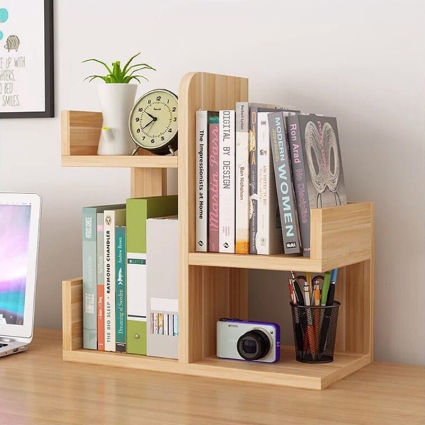 Kệ sách nhỏ để bàn kiểu dáng độc đáo, tiện lợi DKFKS07
