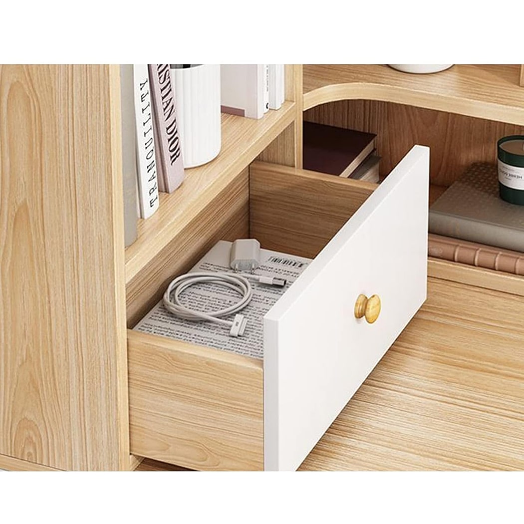 Kệ sách góc tường kết hợp ngăn kéo tiện dụng DKFKS08 Kệ sách góc tường kết hợp ngăn kéo tiện dụng DKFKS08