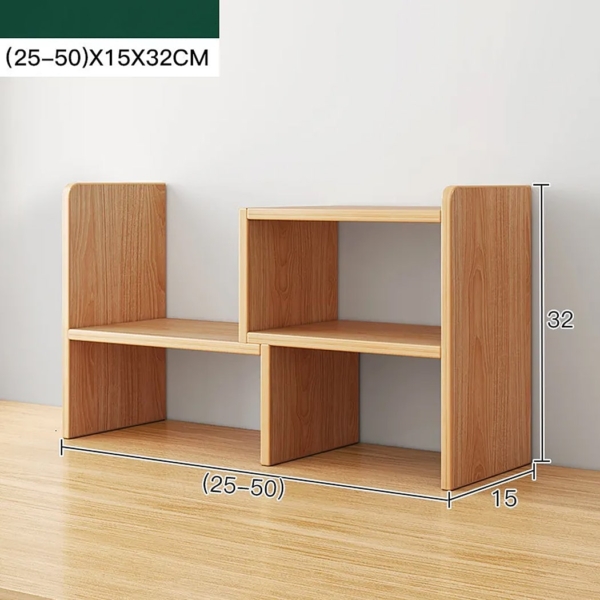 Kệ sách gỗ decor bàn làm việc đa năng, tiện lợi DKFKS09