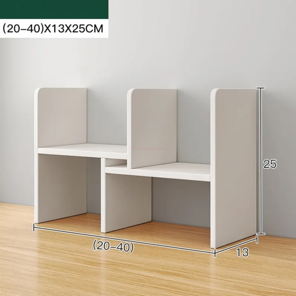 Kệ sách gỗ decor bàn làm việc đa năng, tiện lợi DKFKS09