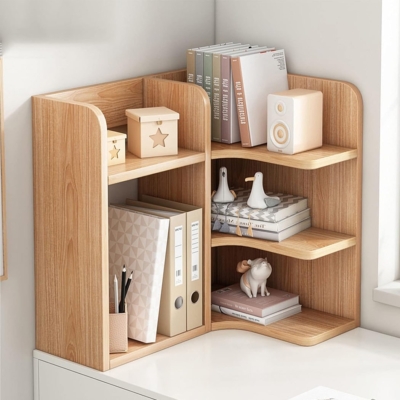 Kệ sách góc mini để bàn nhỏ gọn, đơn giản và đa năng DKFKS12