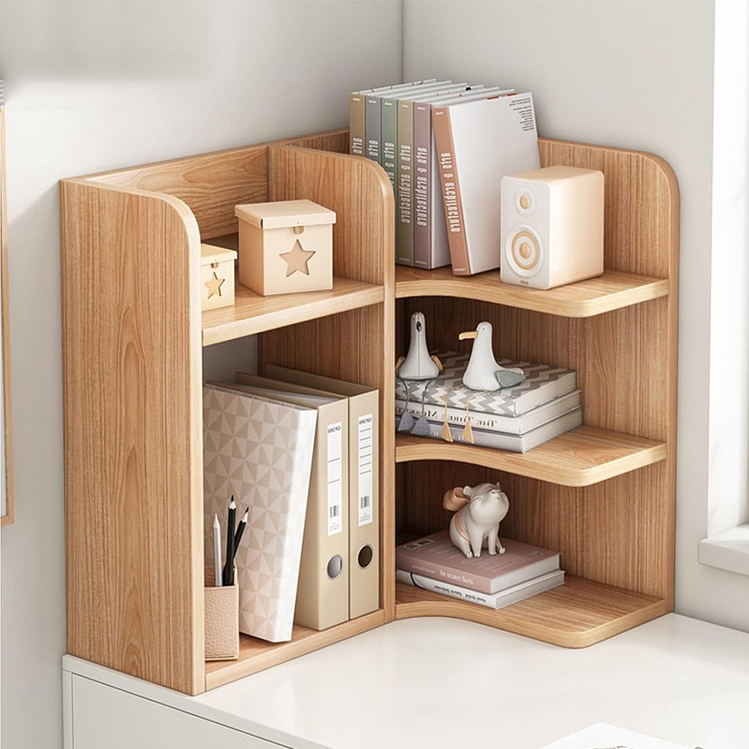 Kệ sách góc mini để bàn nhỏ gọn, đơn giản và đa năng DKFKS12 Kệ sách góc mini để bàn nhỏ gọn, đơn giản và đa năng DKFKS12