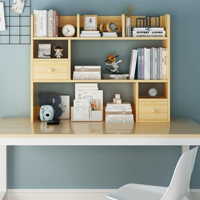 Kệ sách đẹp bằng gỗ phân tầng đa năng DKFKS13