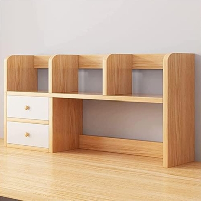 Kệ sách bàn làm việc thiết kế 2 tầng kết hợp ngăn kéo DKFKS14