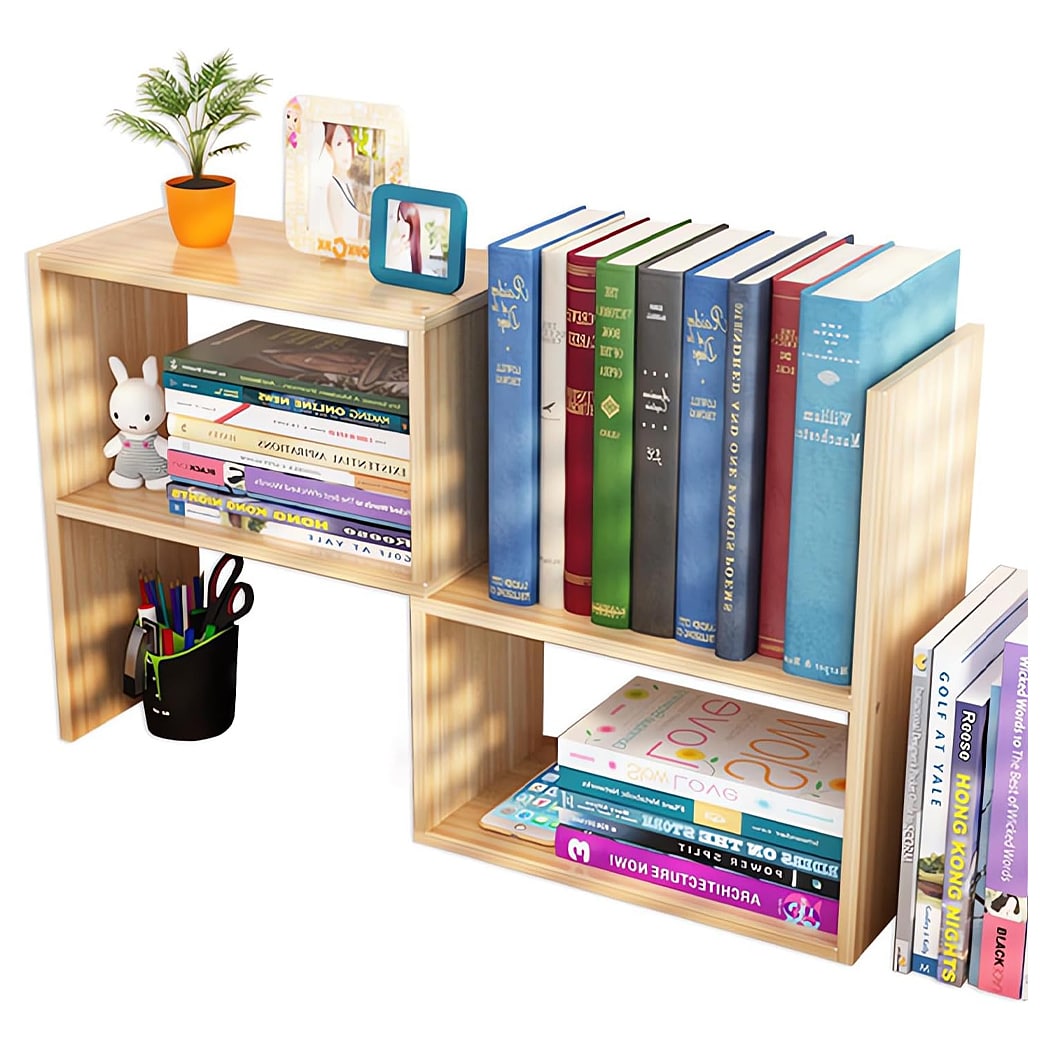 Kệ sách mini bằng gỗ để bàn thiết kế module linh hoạt DKFKS15 Kệ sách mini bằng gỗ để bàn thiết kế module linh hoạt DKFKS15