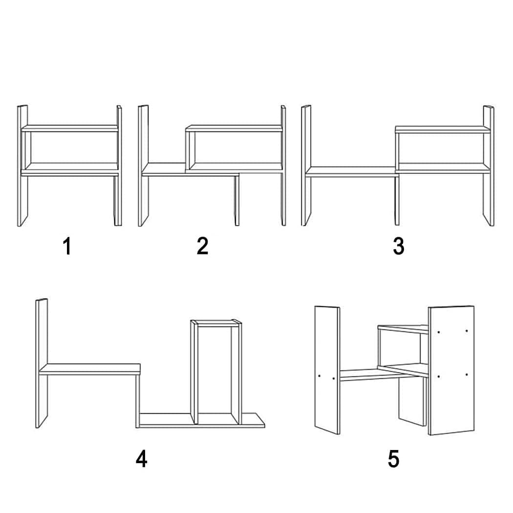 Kệ sách mini bằng gỗ để bàn thiết kế module linh hoạt DKFKS15 Kệ sách mini bằng gỗ để bàn thiết kế module linh hoạt DKFKS15