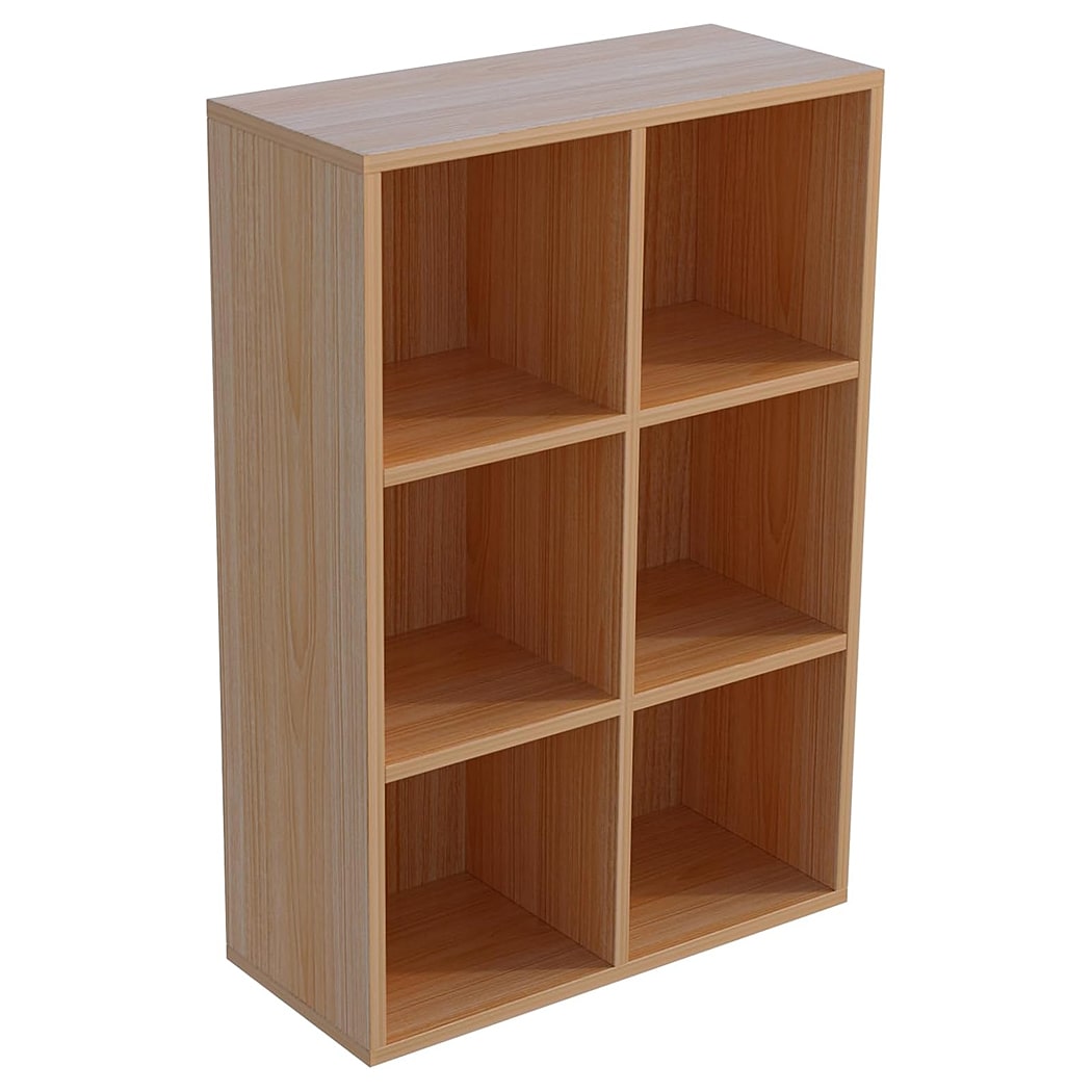 Kệ sách mini 6 ngăn, hình khối đơn giản DKFKS18 Kệ sách mini 6 ngăn, hình khối đơn giản DKFKS18