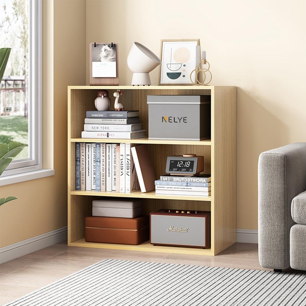 Kệ sách đẹp bằng gỗ 3 tầng, hiện đại, tiện dụng DKFKS19 Kệ sách đẹp bằng gỗ 3 tầng, hiện đại, tiện dụng DKFKS19