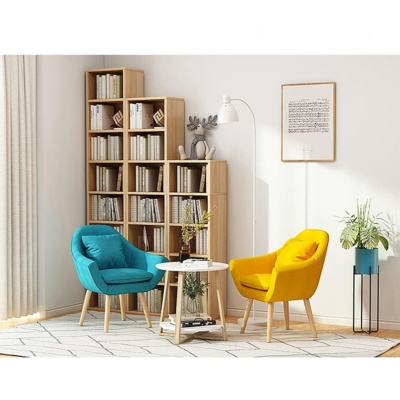 Kệ sách gỗ 5 kệ mở 1 ngăn kéo tiện lợi DKFKS20