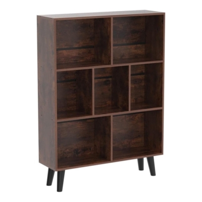 Kệ sách gỗ 3 tầng hiện đại với 4 chân chắc chắn DKFKS21