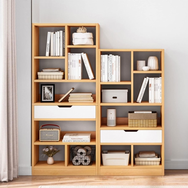 Kệ sách đứng với nhiều khoang lưu trữ dạng mở DKFKS25 Kệ sách đứng với nhiều khoang lưu trữ dạng mở DKFKS25