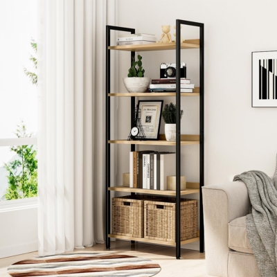 Kệ sách 5 tầng phong cách công nghiệp hiện đại DKFKS27