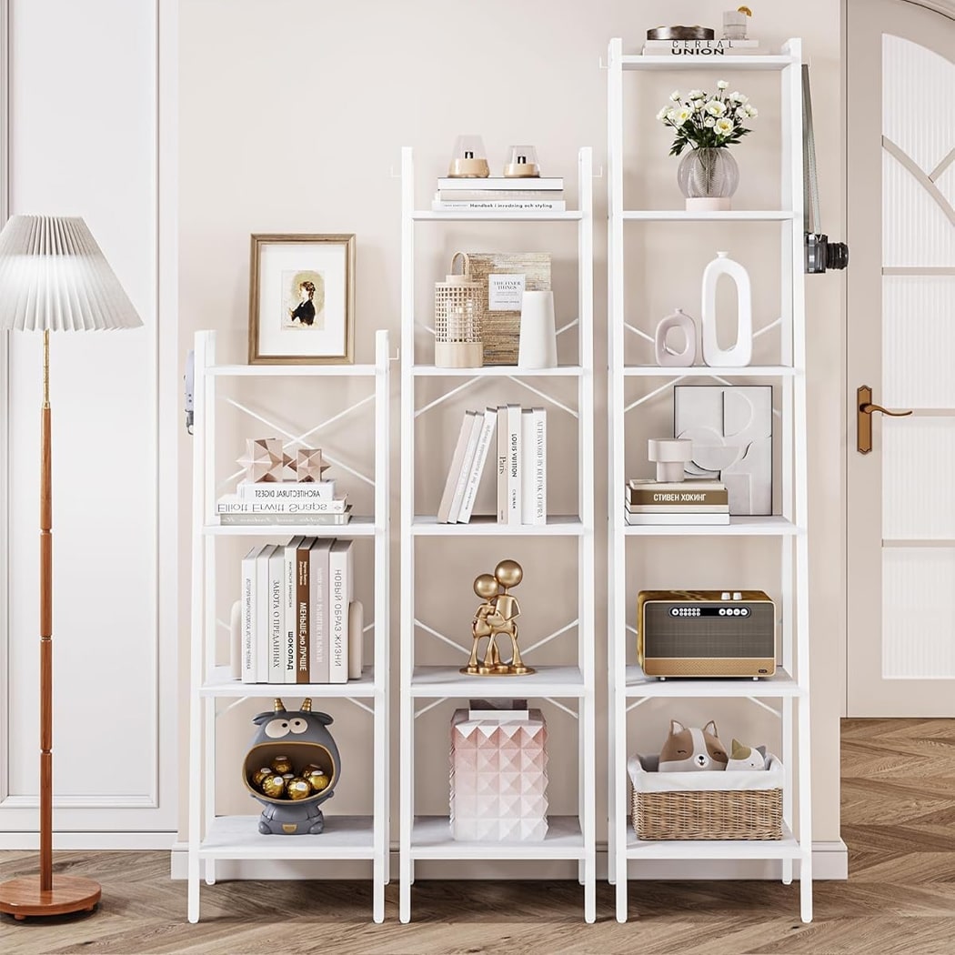 Kệ sách nhỏ dạng thang 5 tầng hiện đại DKFKS28 Kệ sách nhỏ dạng thang 5 tầng hiện đại DKFKS28