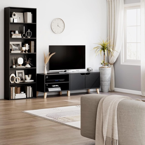 Kệ sách gỗ đứng mở 6 tầng, thiết kế tối giản DKFKS29 Kệ sách gỗ đứng mở 6 tầng, thiết kế tối giản DKFKS29