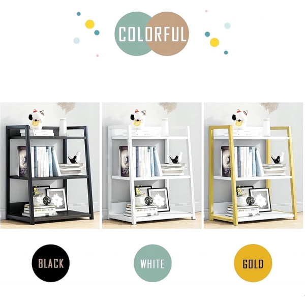 Kệ sách mini dạng mở 3 tầng dáng thang thấp DKFKS30 Kệ sách mini dạng mở 3 tầng dáng thang thấp DKFKS30