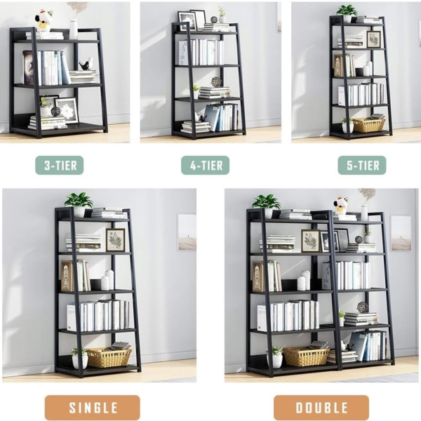 Kệ sách mini dạng mở 3 tầng dáng thang thấp DKFKS30 Kệ sách mini dạng mở 3 tầng dáng thang thấp DKFKS30