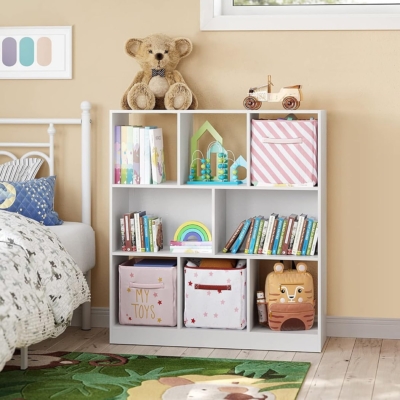 Kệ sách đẹp đa năng 8 ngăn mở - lưu trữ tối ưu DKFKS33