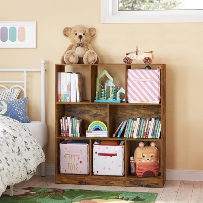 Kệ sách đẹp đa năng 8 ngăn mở - lưu trữ tối ưu DKFKS33