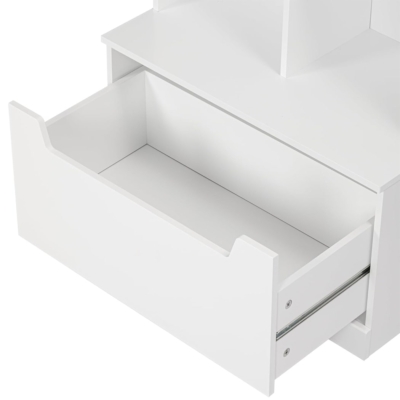 Kệ sách 4 ngăn mở kèm 1 hộc kéo lớn tiện lợi DKFKS35