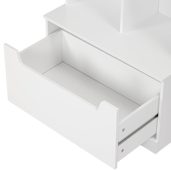 Kệ sách 4 ngăn mở kèm 1 hộc kéo lớn tiện lợi DKFKS35 Kệ sách 4 ngăn mở kèm 1 hộc kéo lớn tiện lợi DKFKS35