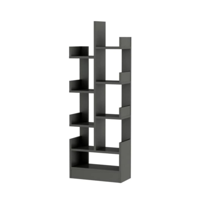 Kệ sách gỗ mini thiết kế bất đối xứng độc đáo DKFKS36