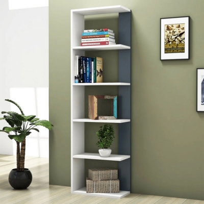 Kệ sách trang trí 5 tầng lưu trữ rộng rãi DKFKS37