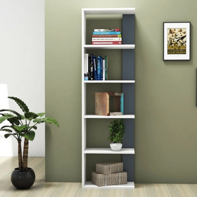 Kệ sách trang trí 5 tầng lưu trữ rộng rãi DKFKS37