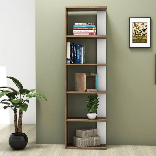 Kệ sách trang trí 5 tầng lưu trữ rộng rãi DKFKS37 Kệ sách trang trí 5 tầng lưu trữ rộng rãi DKFKS37