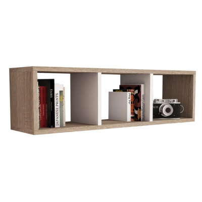 Kệ sách góc 3 ngăn treo tường hiện đại DKFKS38