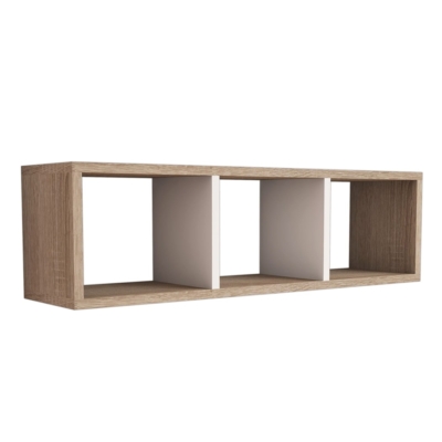 Kệ sách góc 3 ngăn treo tường hiện đại DKFKS38