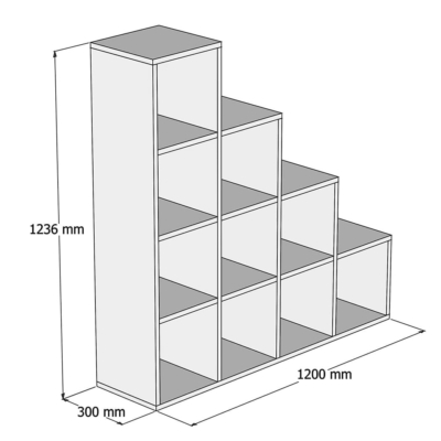 Kệ sách lớn hiện đại, giải pháp lưu trữ tối ưu DKFKS39
