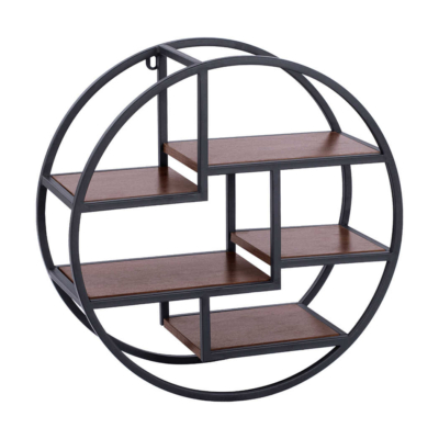 Kệ sách treo tường hình tròn độc đáo, bắt mắt DKFKS42